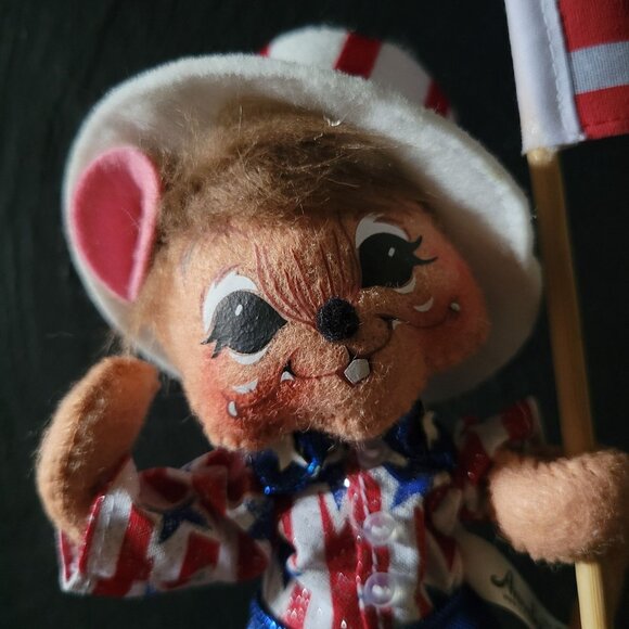 Annalee 2010 Patriotic 4th Of July Boy Mouse With American Flag - Picture 2 of 7